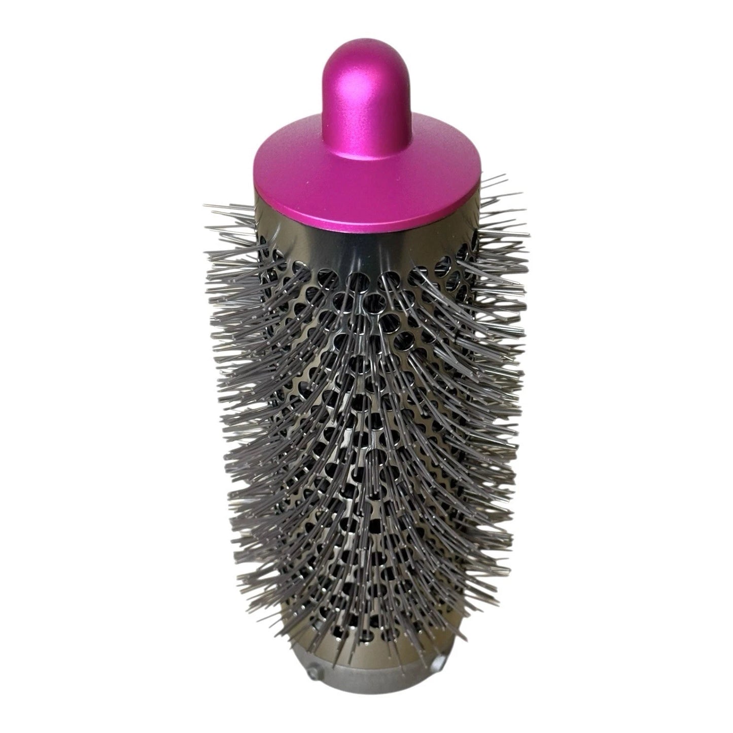 Genuine Dyson Airwrap Hair Styler Volumising Brush Attachment Nickel Fuchsia