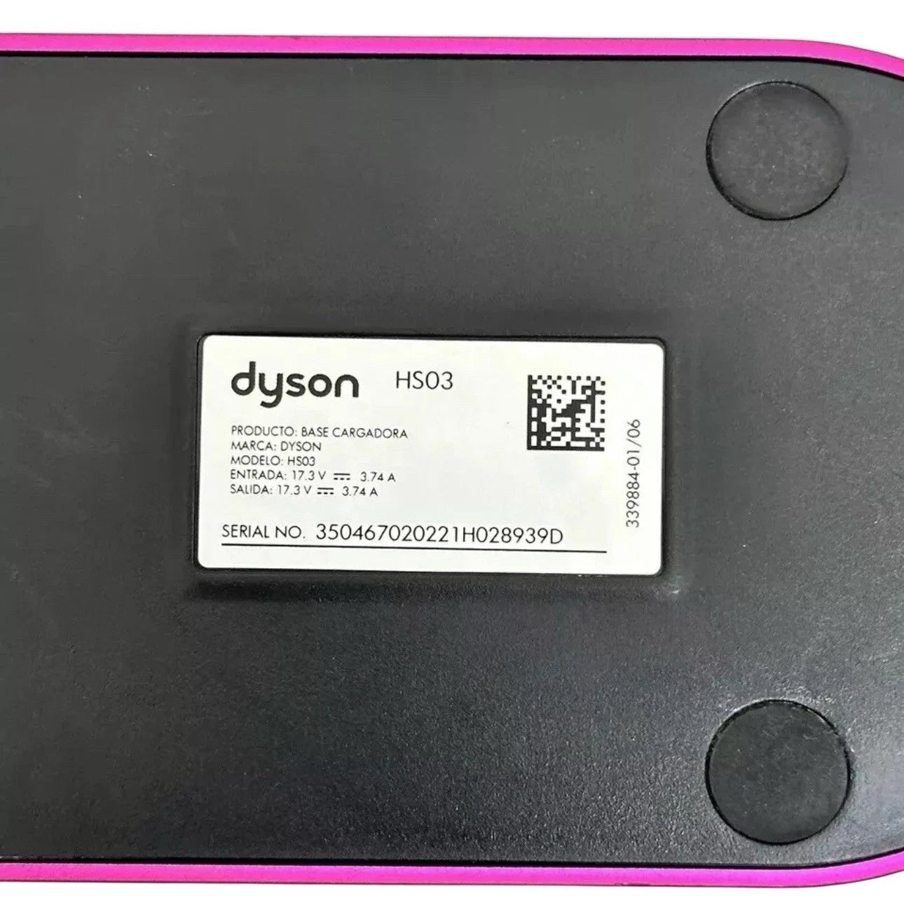 Genuine Dyson Corrale Stand Dok Dock Travel Charging HS03 Fuchsia 970478-02