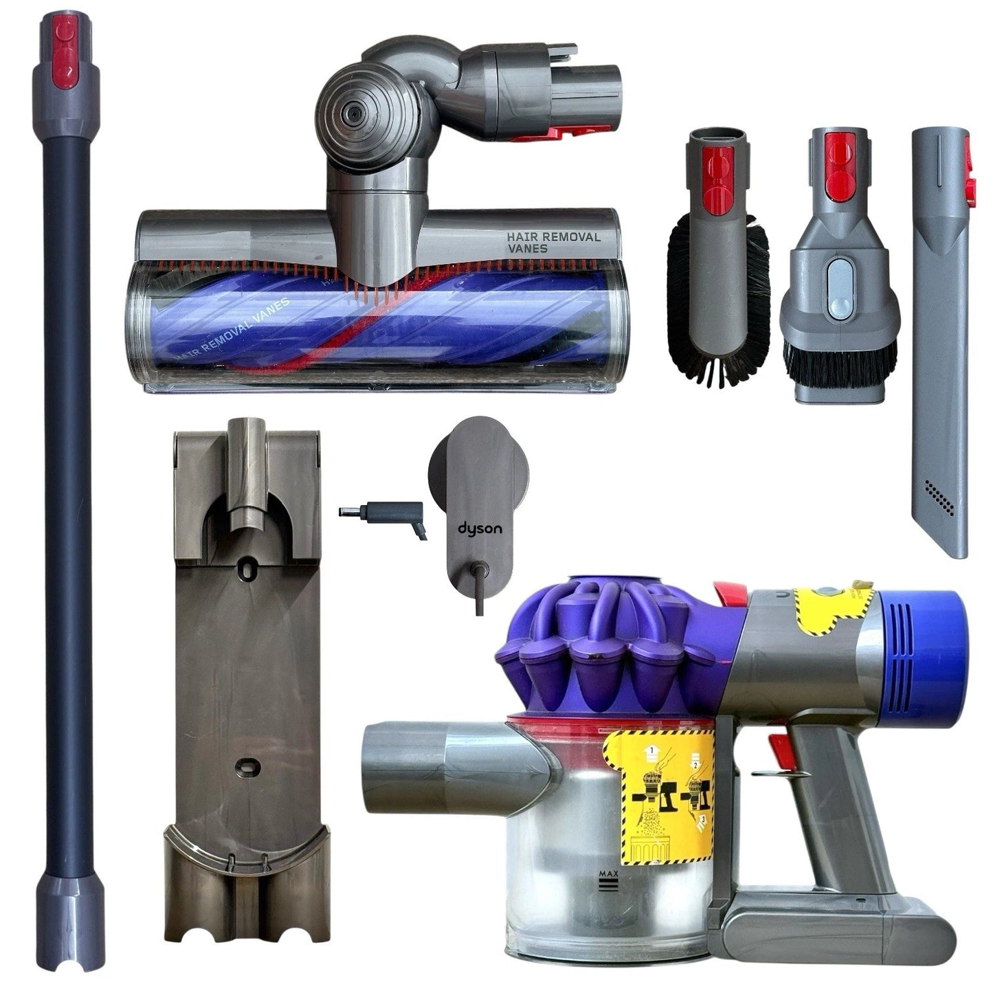 Dyson V7 Cordless Vacuum Cleaner Hoover Animal Hepa Renewed Warranty