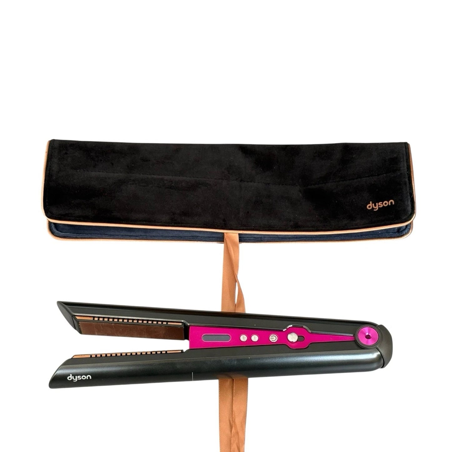 Dyson Corrale Hair Straightener HS03 Black Nickel Fuchsia Complete Styler Comb