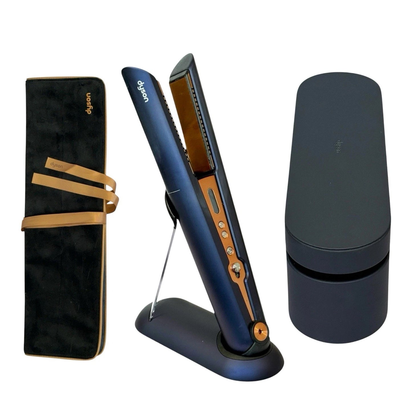 Dyson Corrale Hair Straightener HS03 Prussian Blue Copper Complete Styler Comb