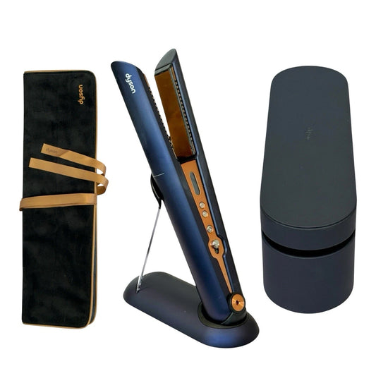 Dyson Corrale Hair Straightener HS03 Prussian Blue Copper Complete Styler Comb